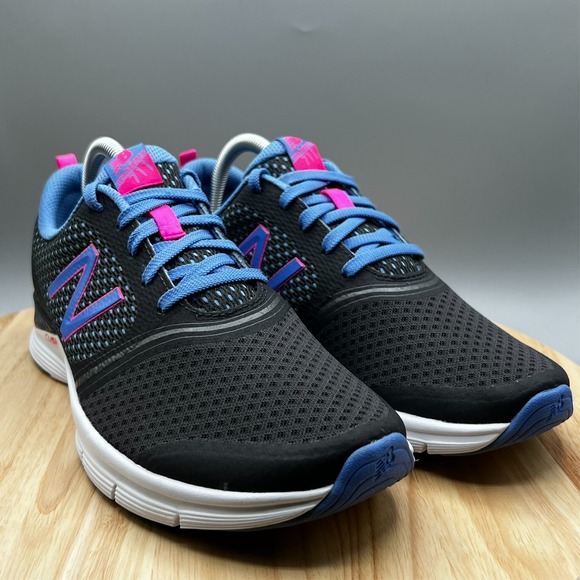 New Balance 711 Running Shoes Black Blue Hot Pink Colorway Size 10 D WX711SP - Picture 1 of 14